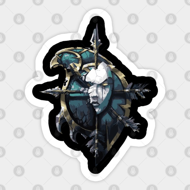 Forsaken Sticker by IamValkyrie